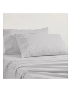 400TC Egyptian Cotton Sateen Sheeting in Silver