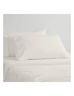 400TC Egyptian Cotton Sateen Sheeting in Vanilla