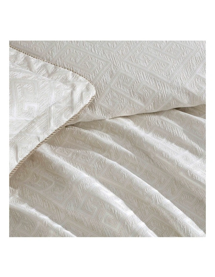 Athena Quilt Cover Set in Gold image 4