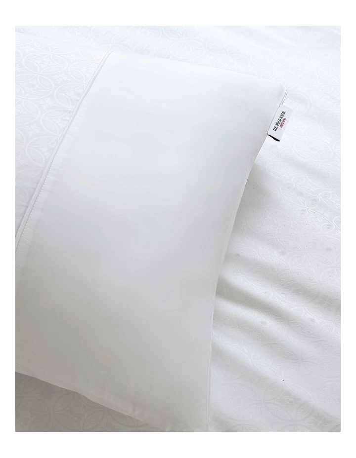 Pure Cotton Jaquard Quilt Cover Set in Bright White image 4