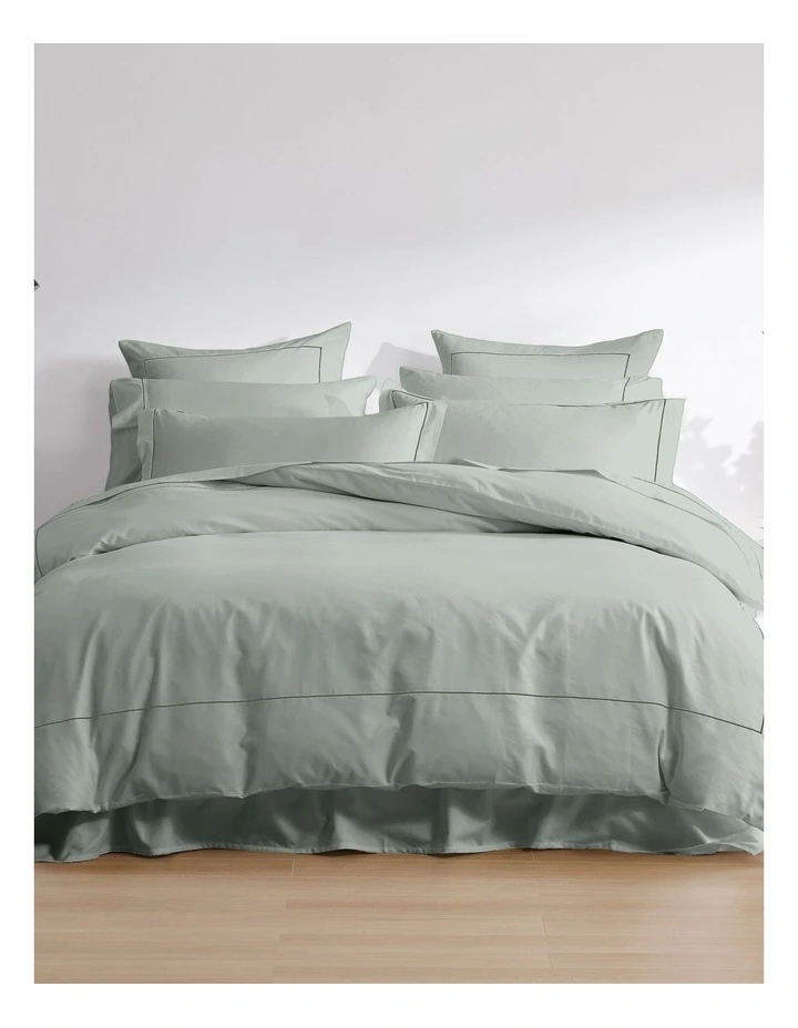 1250TC Triblend Quilt Cover Set in Sage image 1