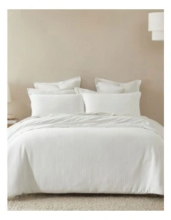 Manhattan Textured Quilt Cover Set in Marisol