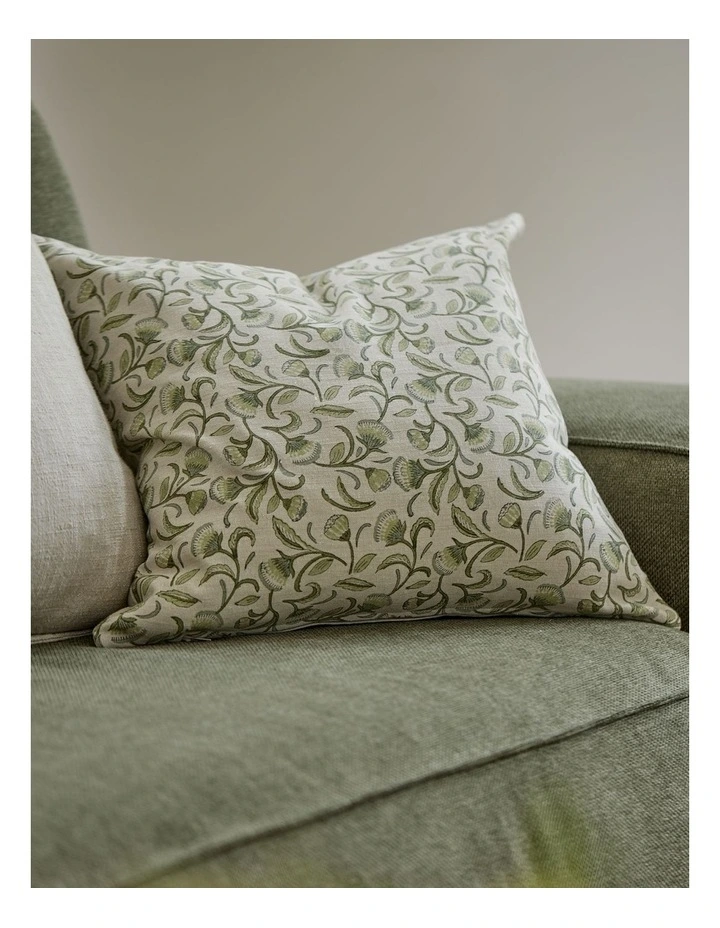 Lalita Cushion 50x50cm in Green image 3