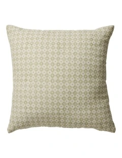 Samira Diamond Cushion in Green