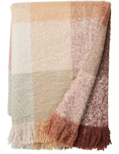 Dana Spruce Throw in Rust
