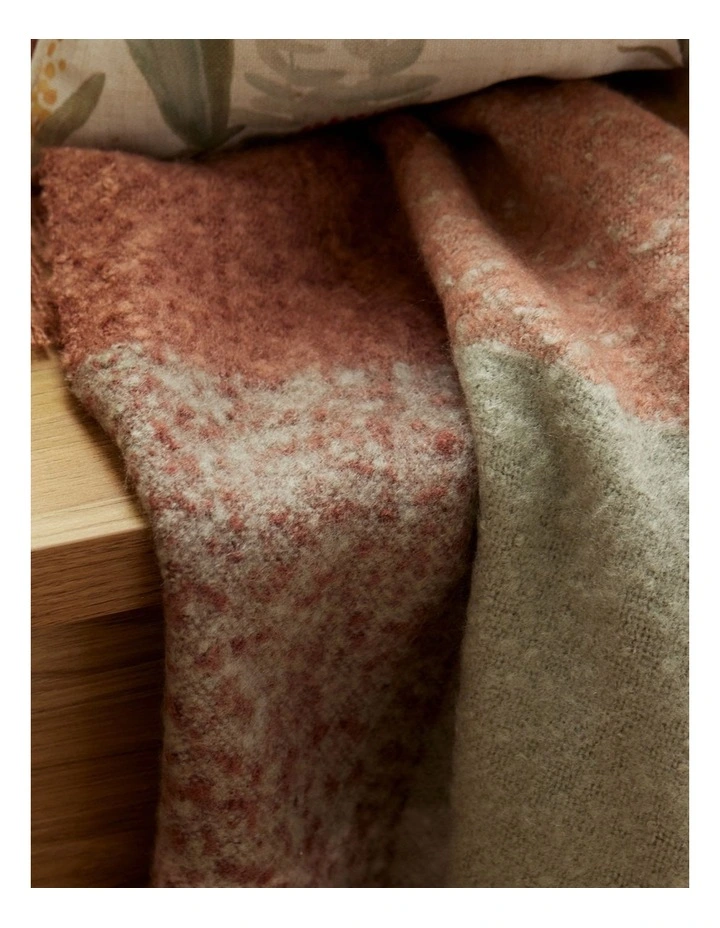 Dana Spruce Throw in Rust image 3