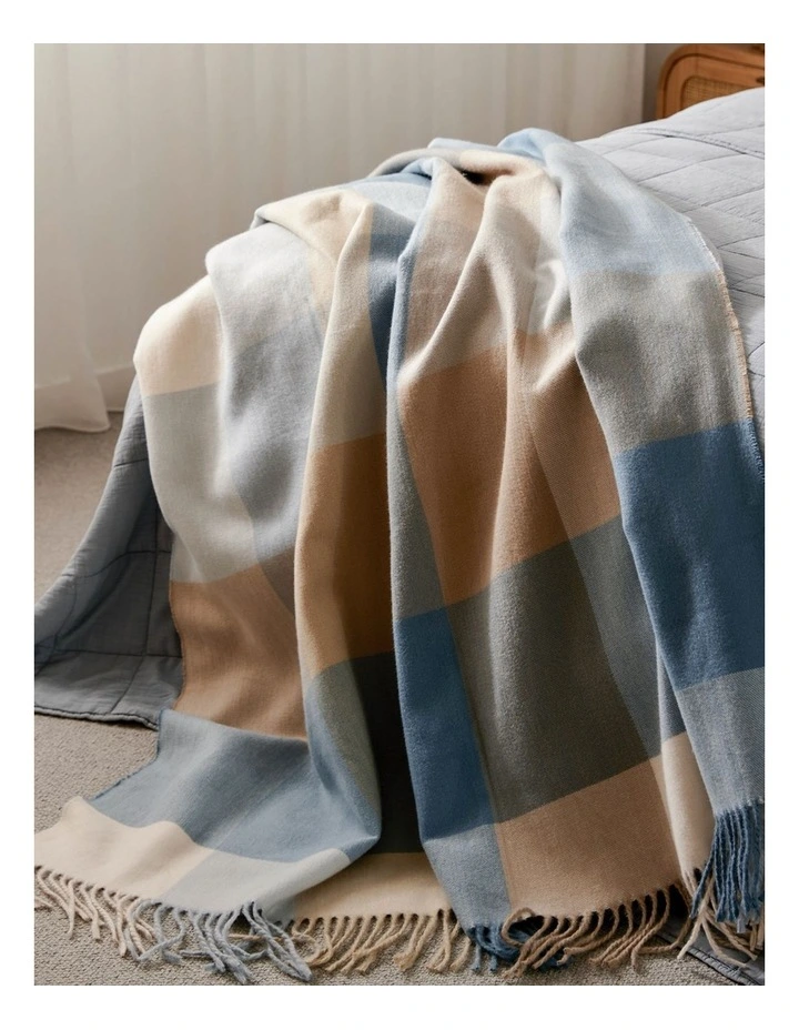 Harley Throw in Blue image 3