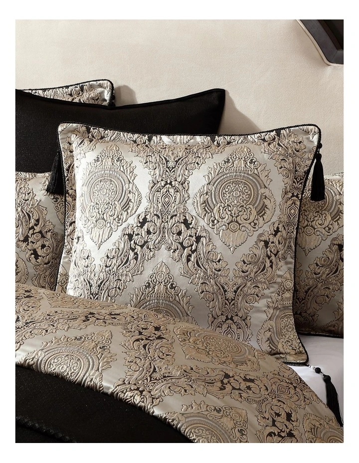 Monarch Quilt Cover Set in Pewter image 3