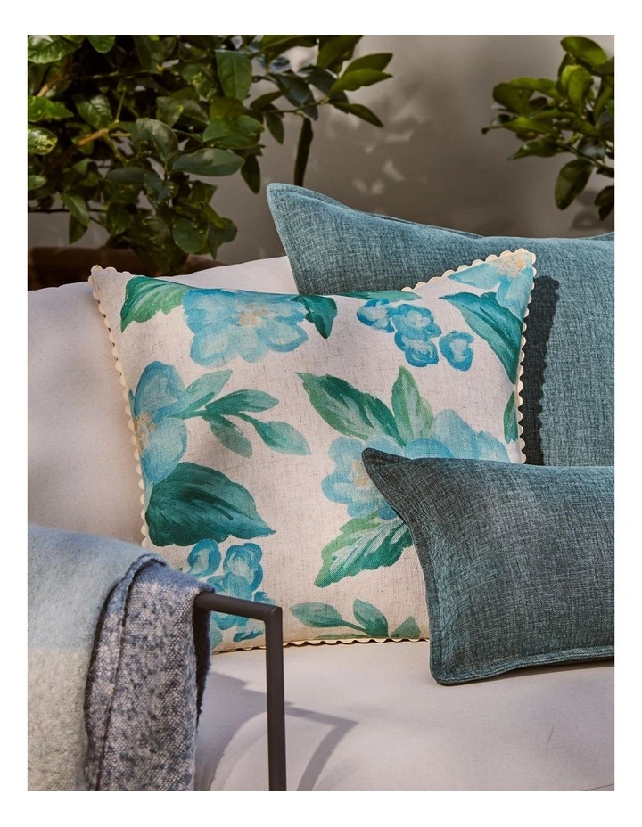 Ariana Cushion 50cm in Teal image 2