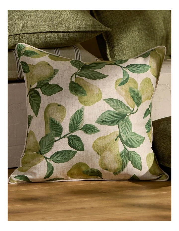 Pear Tree Cushion 50cm in Green image 3