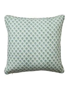 Suri Scallop Cushion 50cm in Seafoam