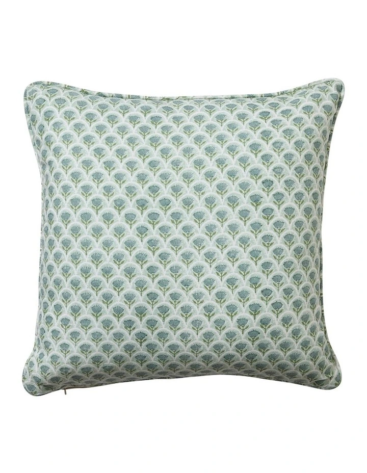 Suri Scallop Cushion 50cm in Seafoam image 1