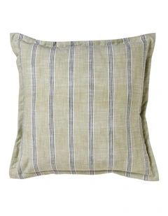 Sylvan Stripe Cushion 50cm in Green