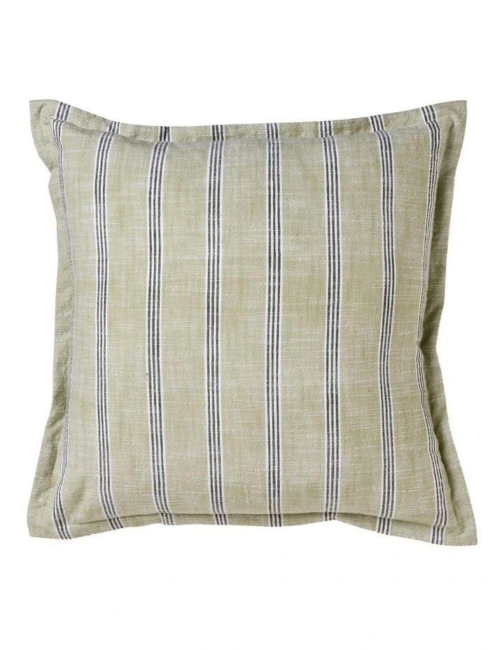 Sylvan Stripe Cushion 50cm in Green image 1