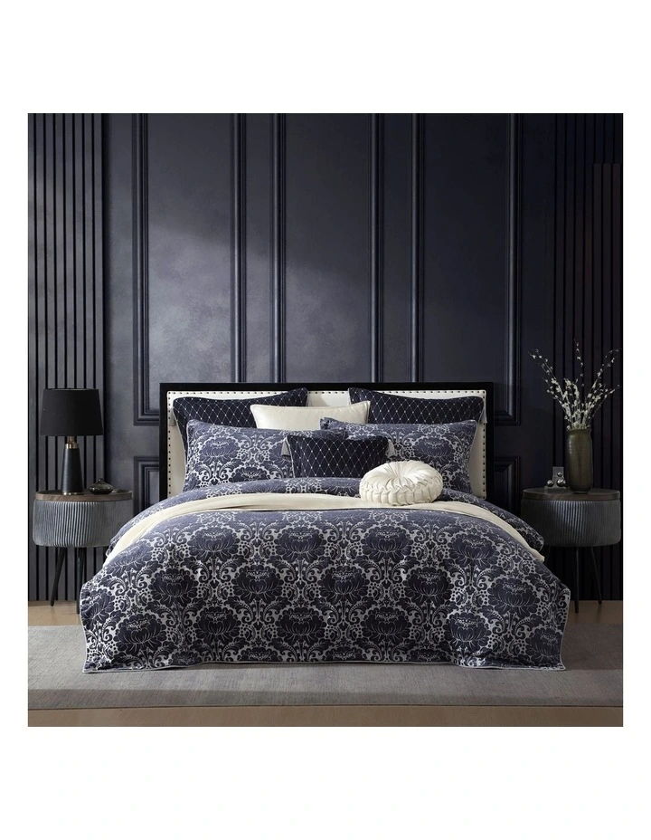 Esmeralda Quilt Cover Set in Ink image 2