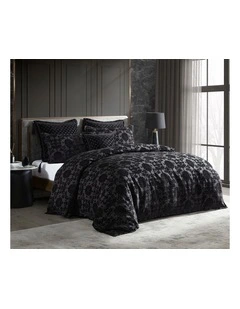 Imperial Quilt Cover Set in Black