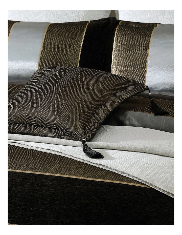 Sovereign Stripe Quilt Cover Set in Bronze image 4