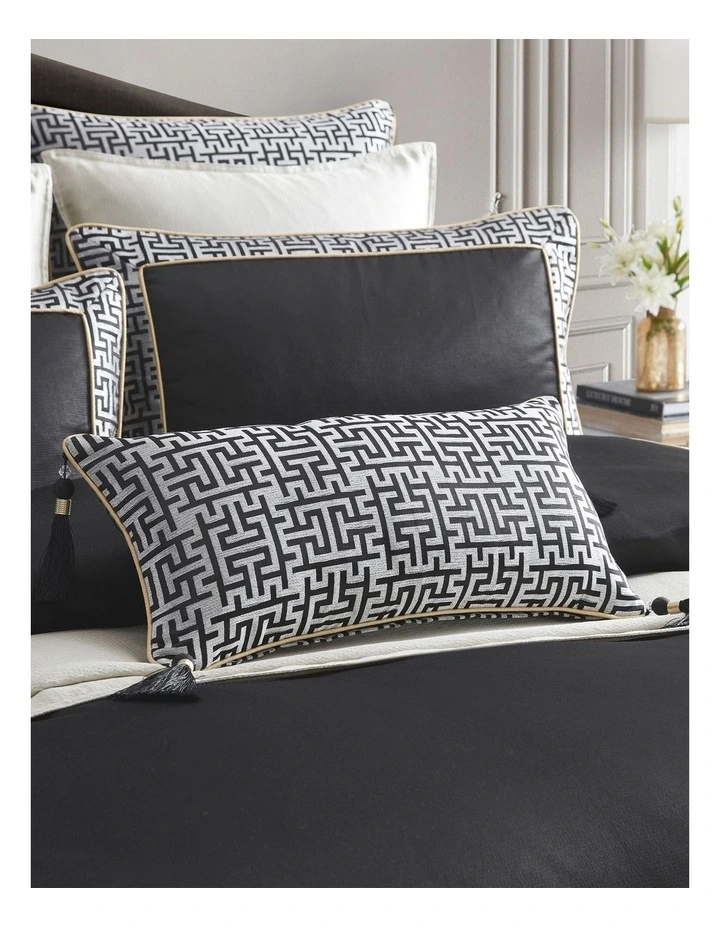Tywin Quilt Cover Set in Black image 3