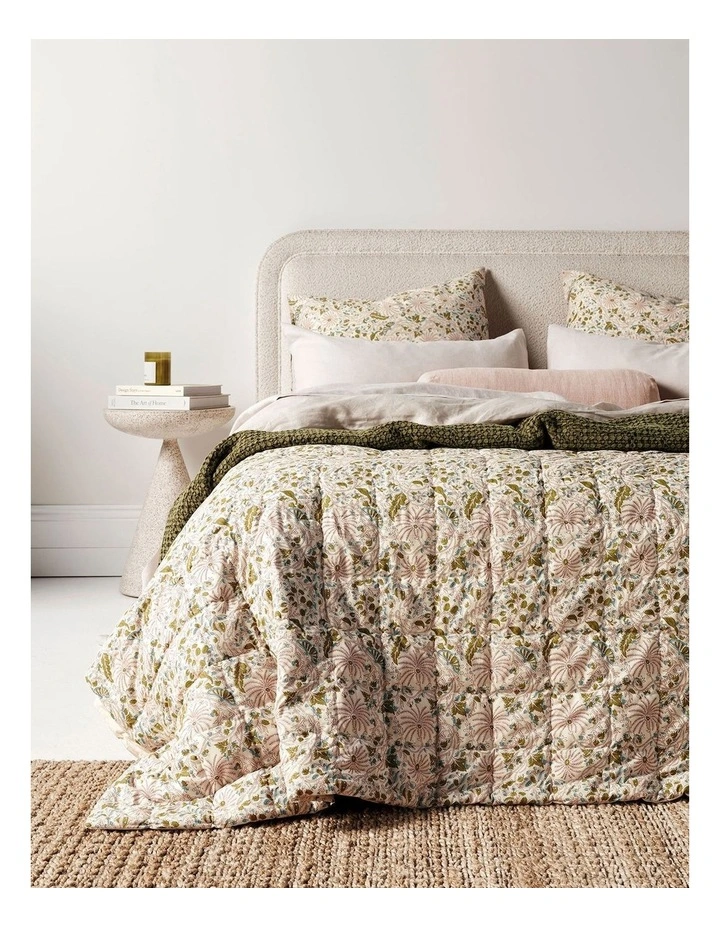 Oasis Coverlet in Blush image 1