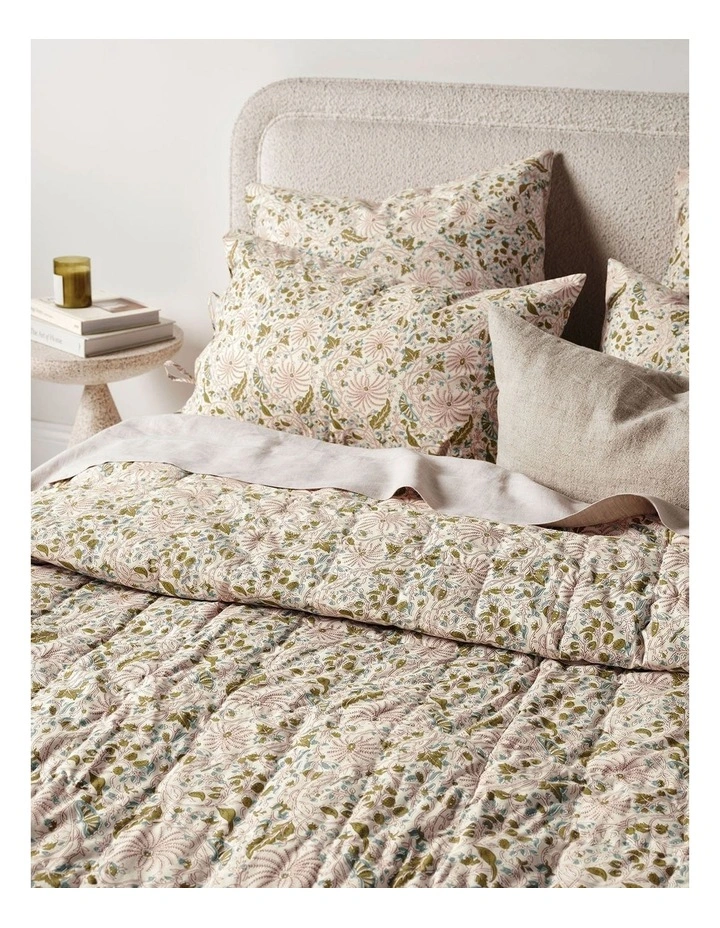 Oasis Coverlet in Blush image 2