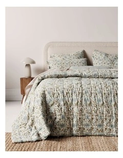 Oasis Coverlet in Teal