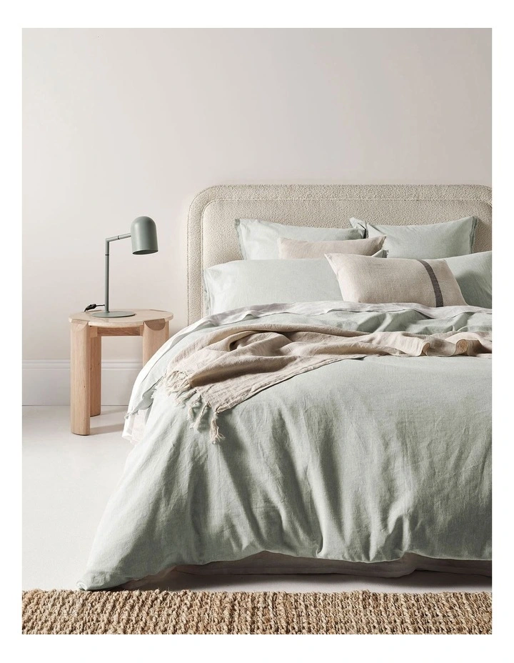 Fringe Bedlinen Collection in Mist image 1