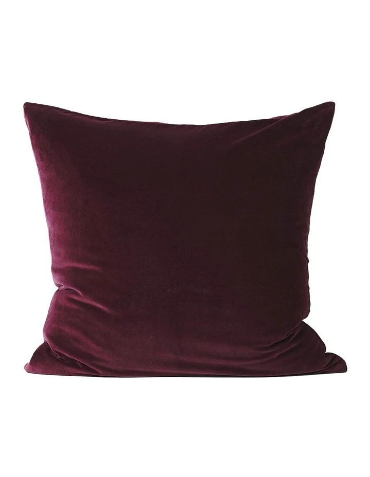 Luxury Velvet Bedlinen Collection in Mulberry image 4