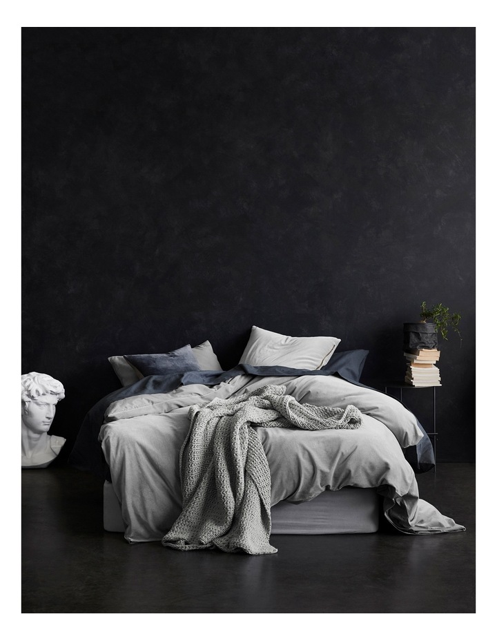 Aura By Tracie Ellis Luxury Velvet Dove Quilt Cover