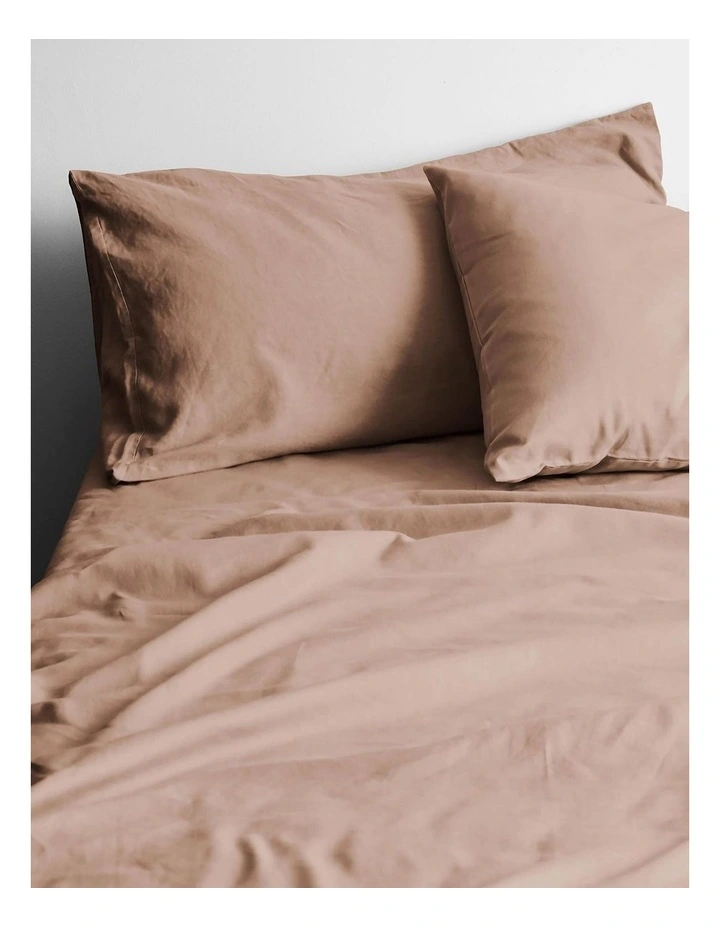Halo Organic Cotton Bedlinen Collection in Rosewater image 6