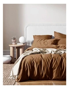 Halo Organic Cotton Bedlinen Collection in Nutmeg