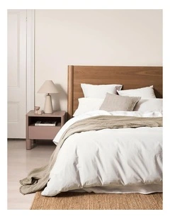 Halo Organic Cotton Bedlinen Collection in White