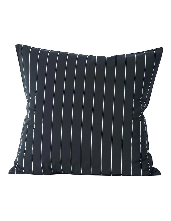 French Stripe Bedlinen Collection in Steel image 5
