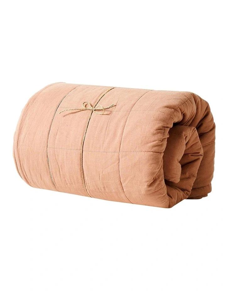 Maison Vintage Coverlet Hazelnut image 5