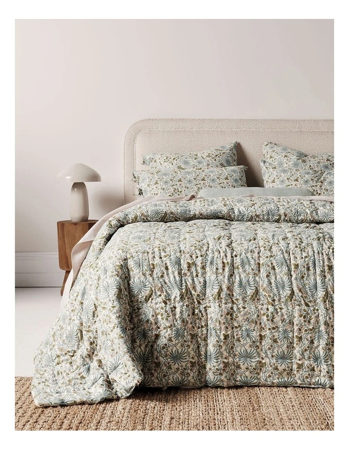 Oasis Cushion in Teal image 2