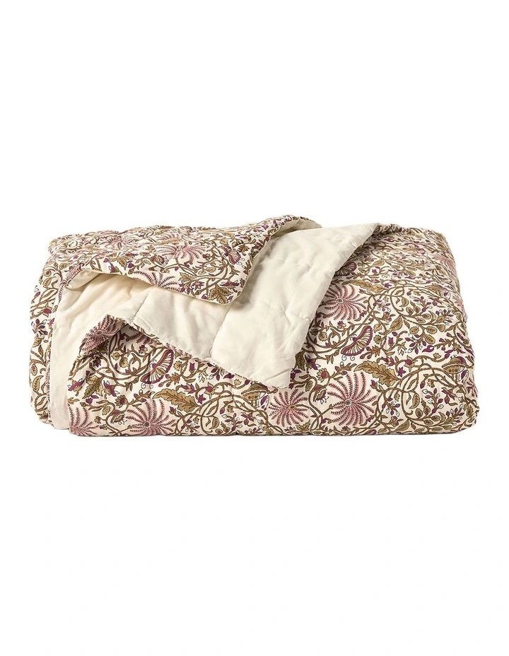 Oasis Coverlet in Mulberry image 4