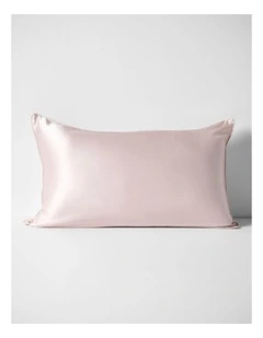 Zara Silk Linen Standard Pillowcase in Blush