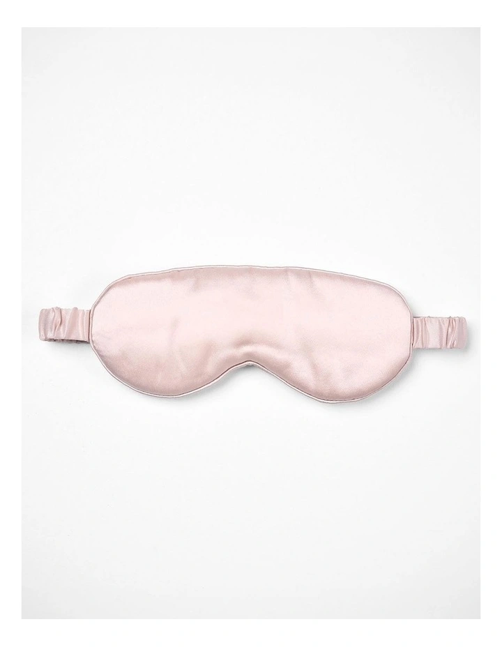 Zara Silk Sleep Mask in Blush image 1