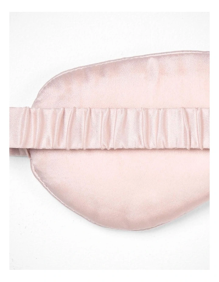Zara Silk Sleep Mask in Blush image 4