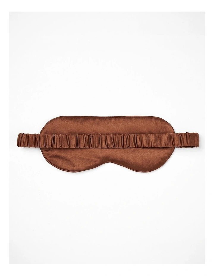Zara Silk Sleep Mask in Bronze image 2