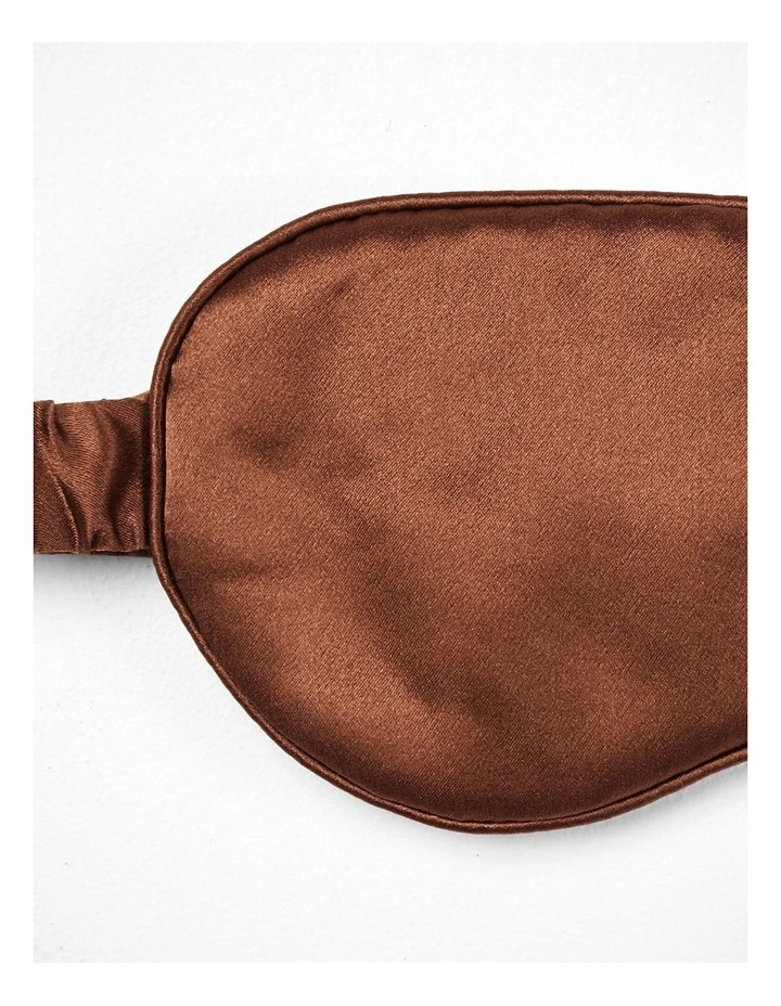 Zara Silk Sleep Mask in Bronze image 3