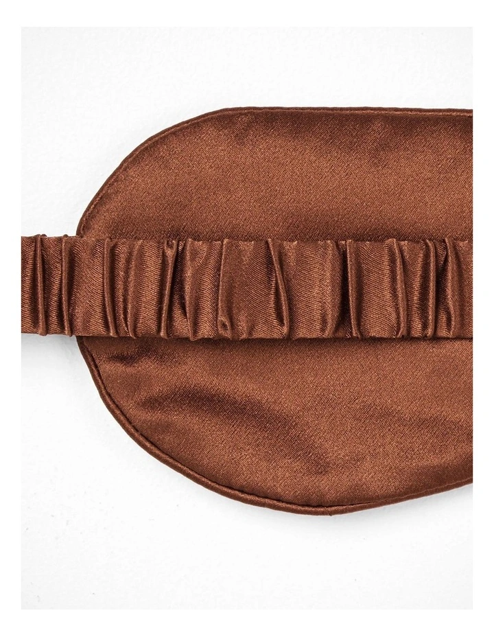 Zara Silk Sleep Mask in Bronze image 4
