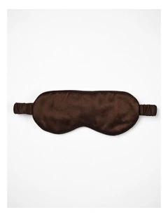 Zara Silk Sleep Mask in Chocolate