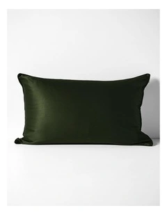 Zara Silk Linen Standard Pillowcase in Khaki