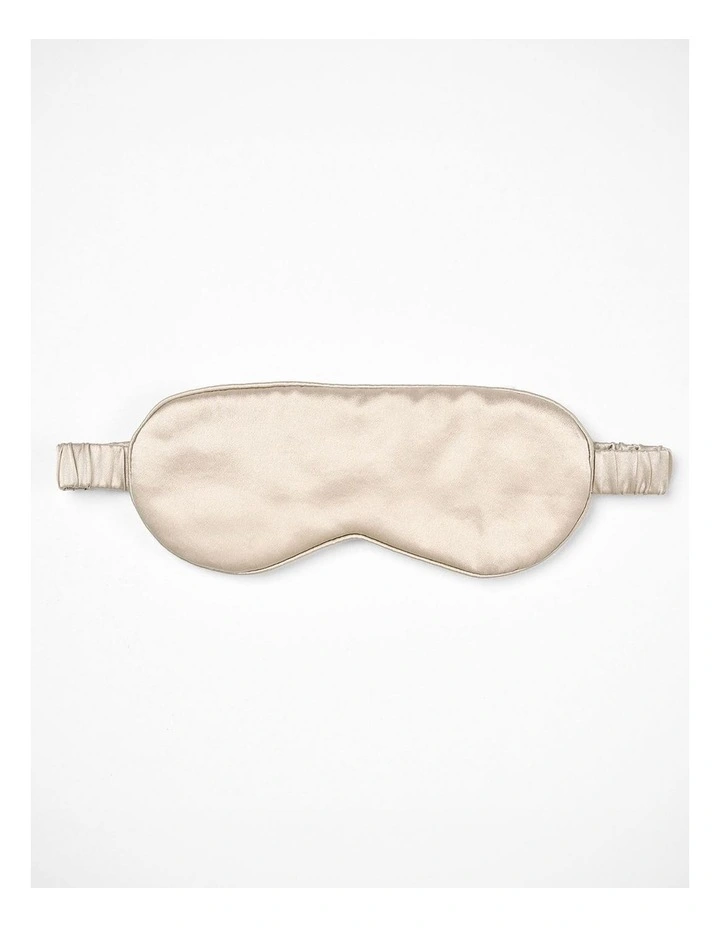 Zara Silk Sleep Mask in Natural image 1