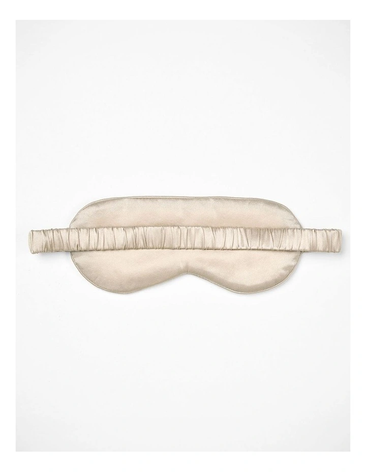 Zara Silk Sleep Mask in Natural image 2