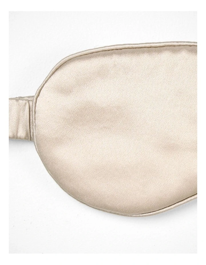 Zara Silk Sleep Mask in Natural image 3