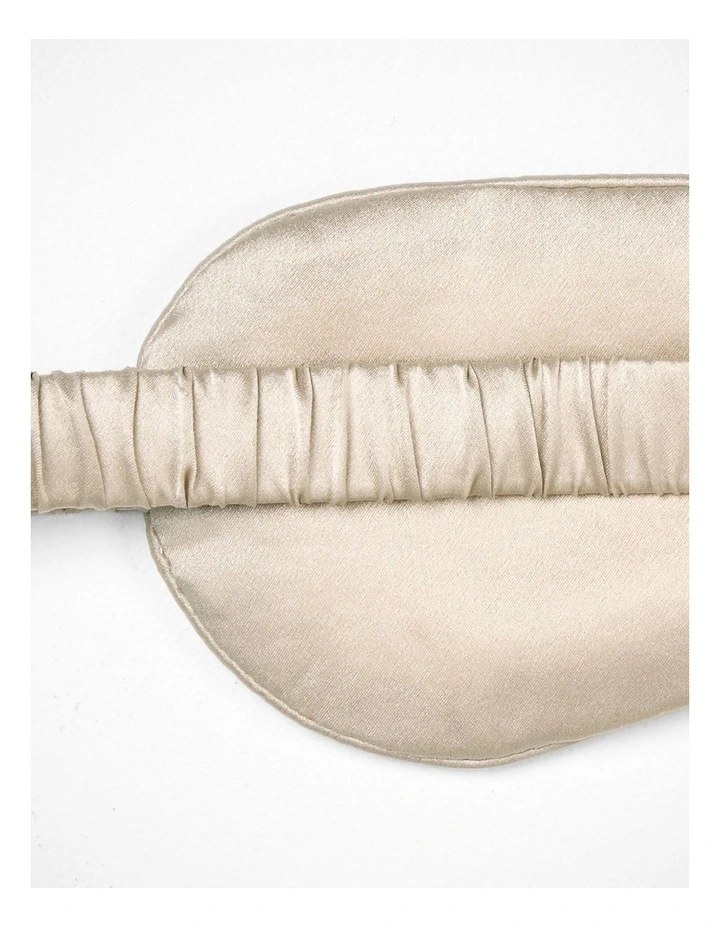 Zara Silk Sleep Mask in Natural image 4