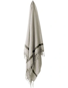 Herringbone Throw in Natural