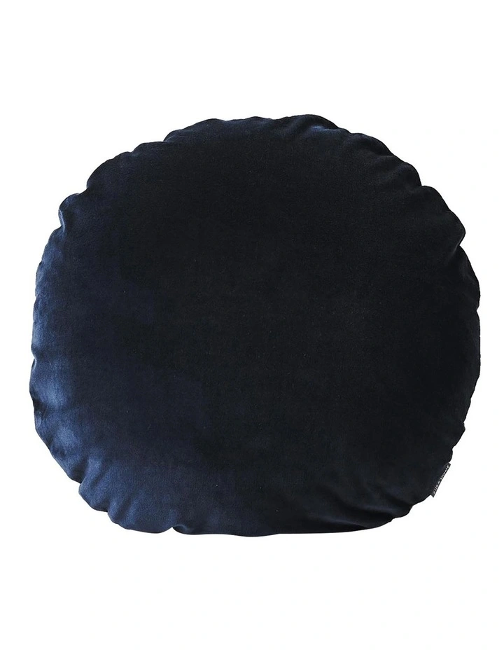 Luxury Velvet 55cm Round Cushion Slate image 1