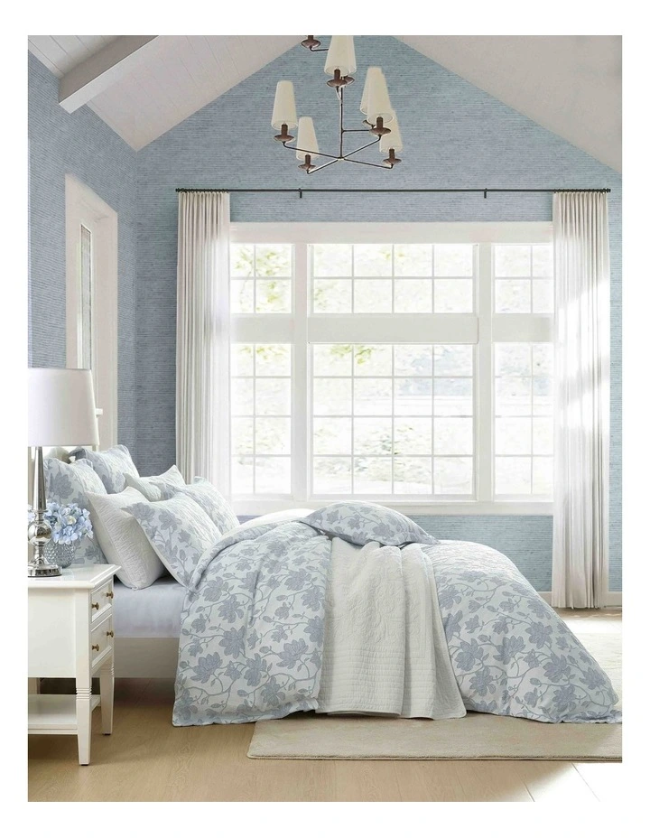 Bloom Quilt Cover Set in Denim image 1
